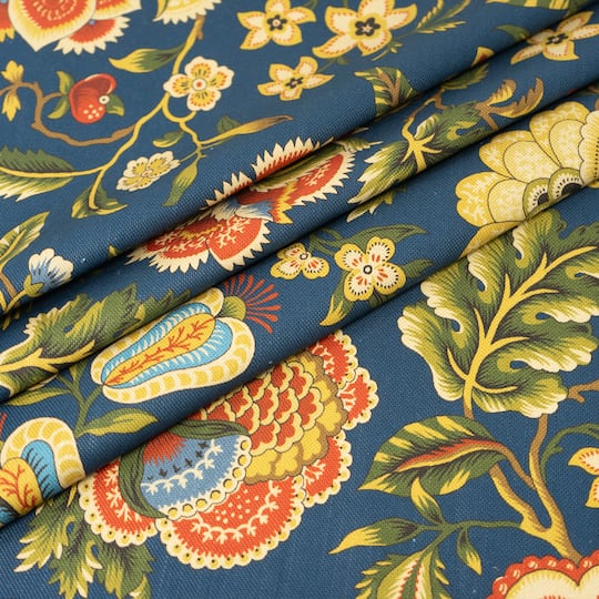 Waverly Imperial Dress Jewel Cotton Slub Home Décor Upholstery Fabric